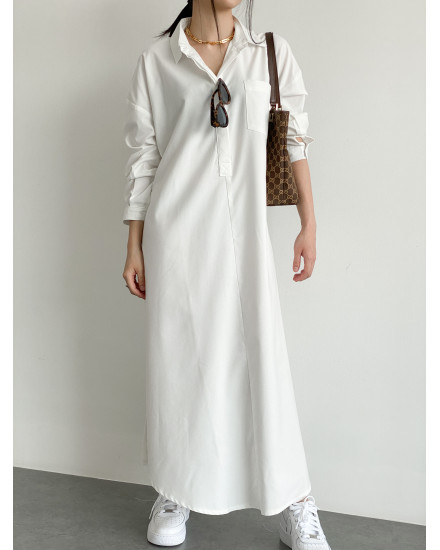 CONNOR DRESS - WHITE
